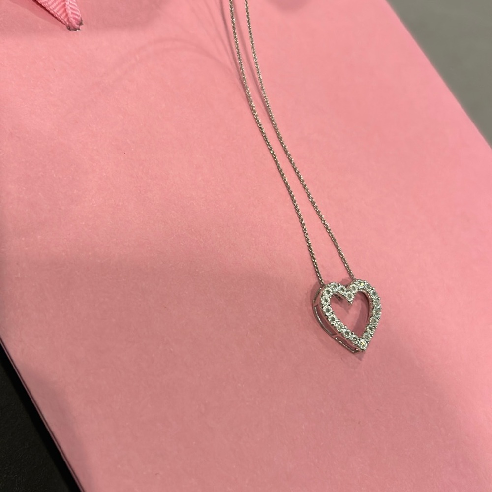 Diamond Heart Necklace-
